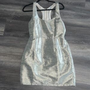 Gorgeous Gold like metallic ABOUT US dress